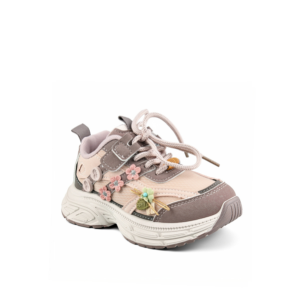 kids sneakers eco leather/textile pink 0161789