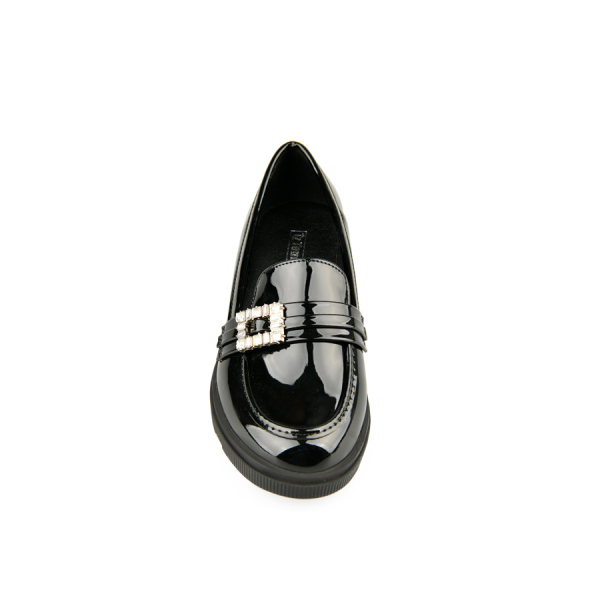 pantofi copii piele ecologică negru 0154970