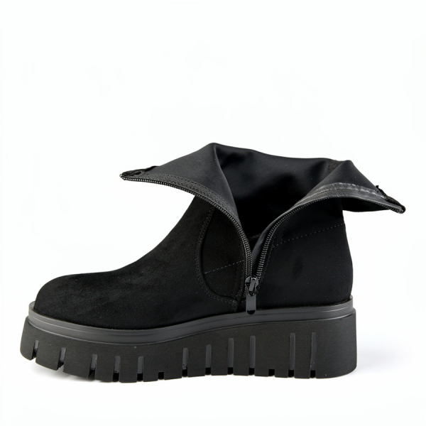 lady's boots textiles black 0162458