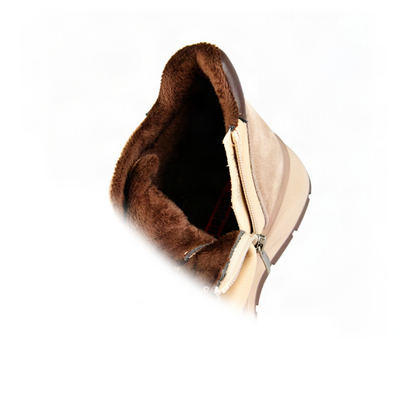 botine damă piele naturală bej 0162866
