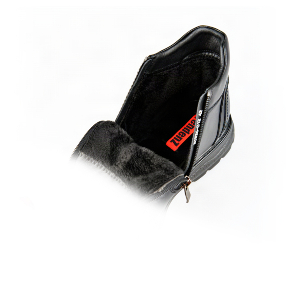 botine bărbați piele naturală negru 0162764