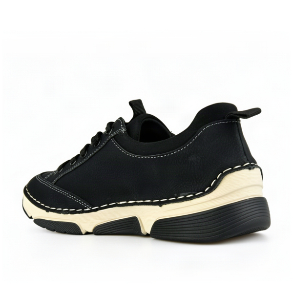 lady's shoes synthetic leather black 0162743