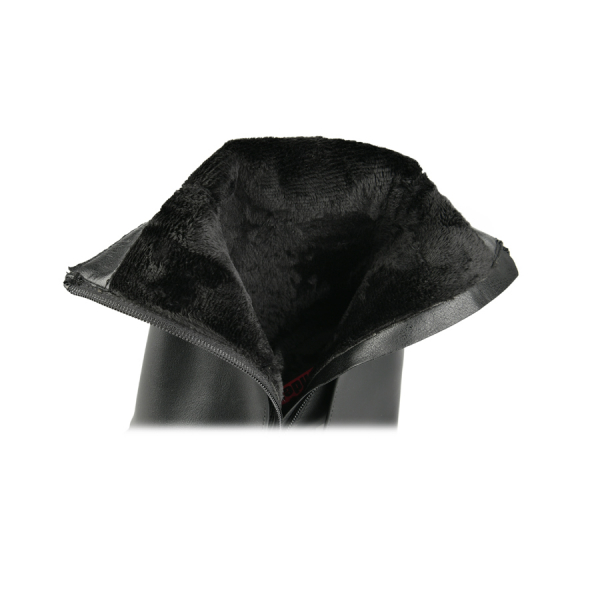 botine damă piele ecologică negru 0162023