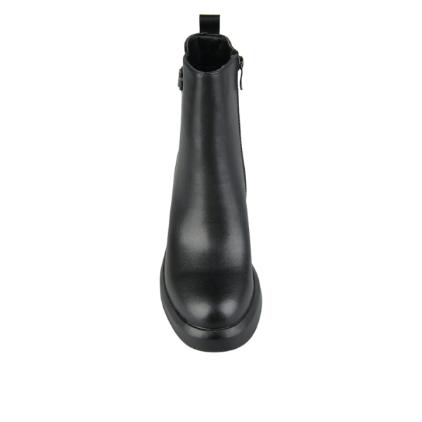lady's boots genuin leather black 0162643