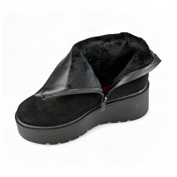 lady's boots textiles black 0162792