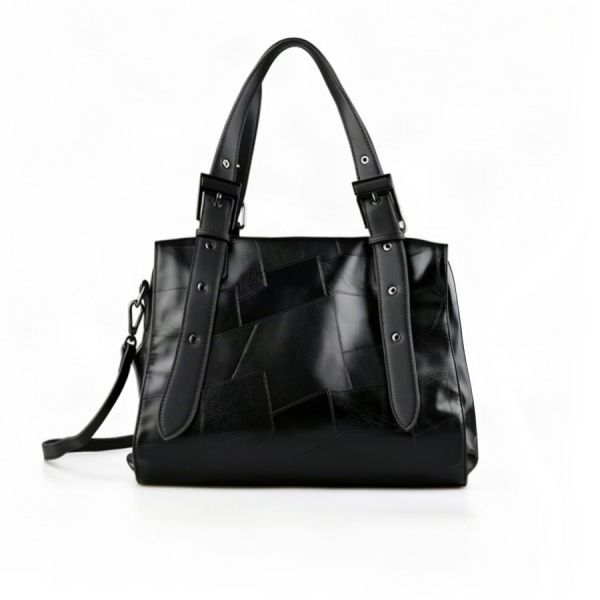 lady's bag synthetic leather black 0163291