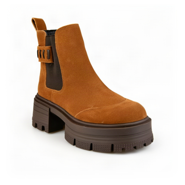 botine damă piele naturală maro 0162875