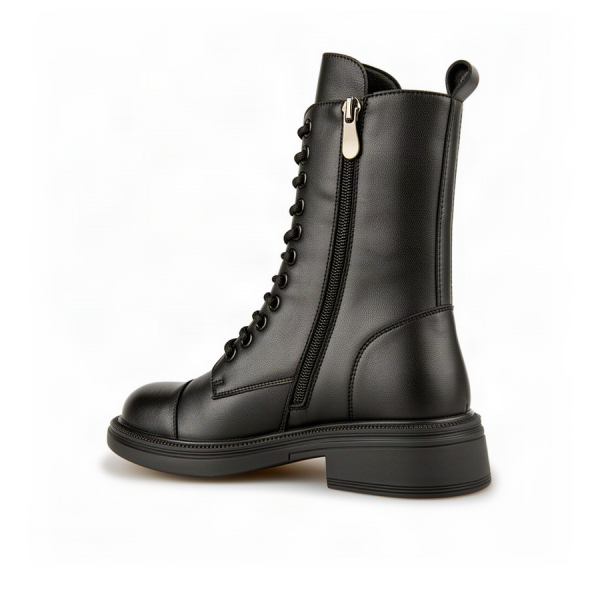 lady's boots genuin leather black 0162668