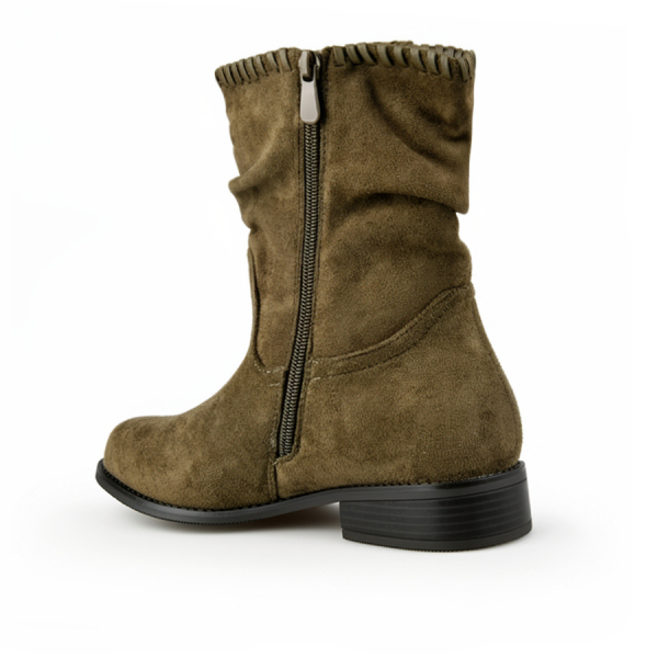 lady's boots textiles green 0162787