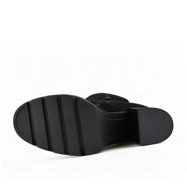 cizme damă textil negru 0163207