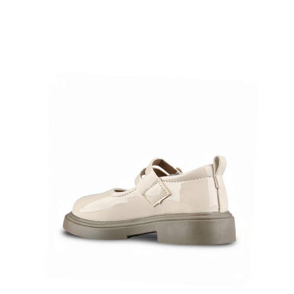 kids shoes synthetic leather beige 0161795