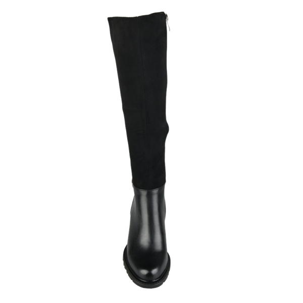 cizme damă textil/piele ecologică negru 0162116