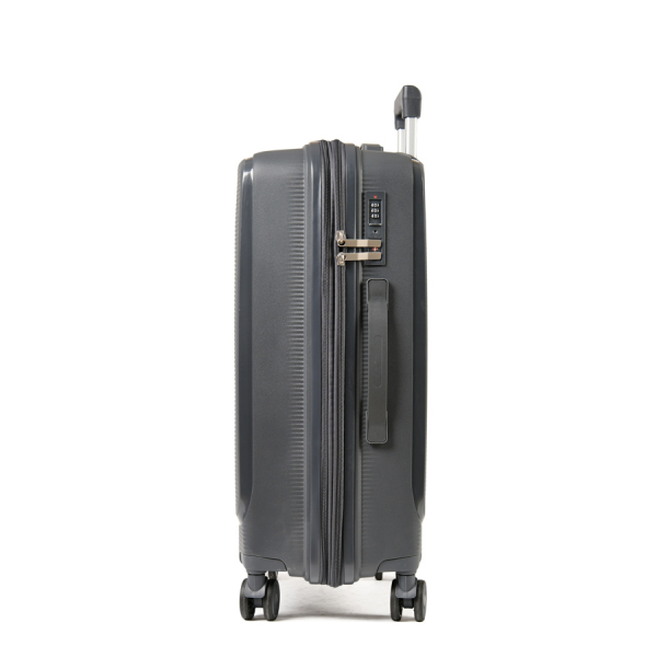 medium suitcase polypropylene dark gray 0161419