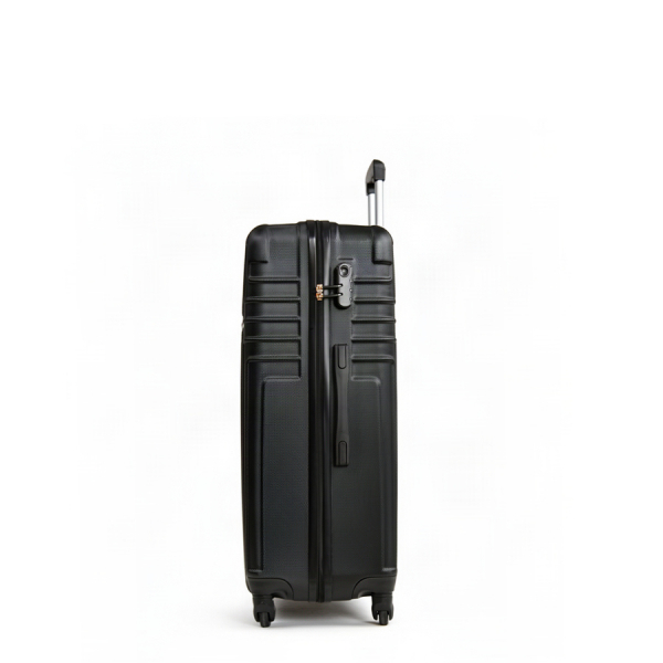 small suitcase ABS plastic black 0163684