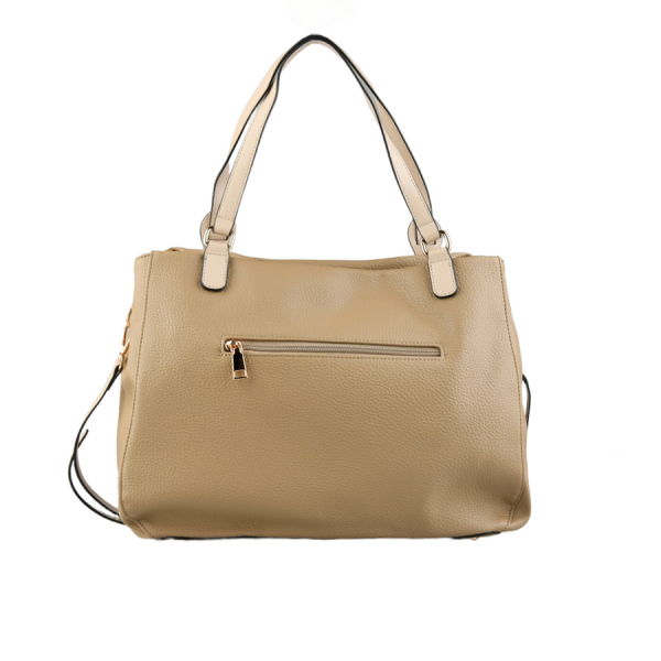 lady's bag synthetic leather light brown 0163281