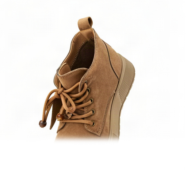 lady's boots textiles brown 0163362