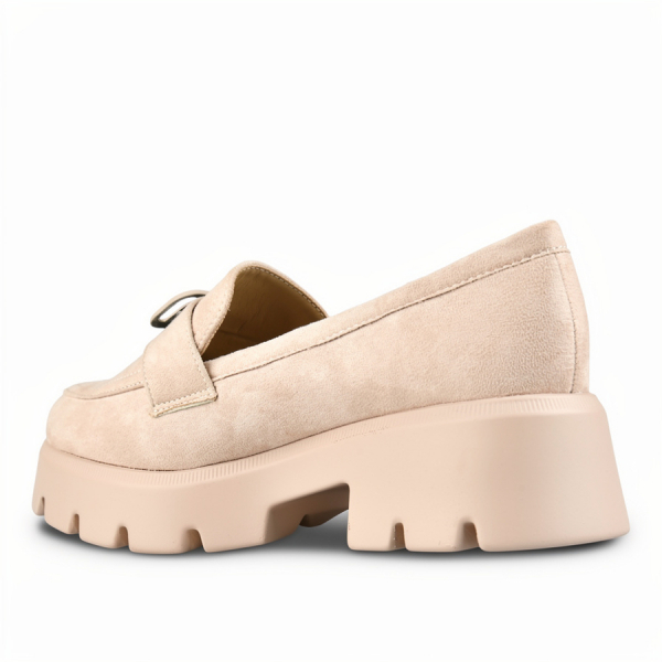lady's shoes textiles beige 0160503