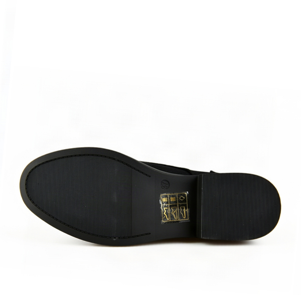 botine damă textil negru 0162468