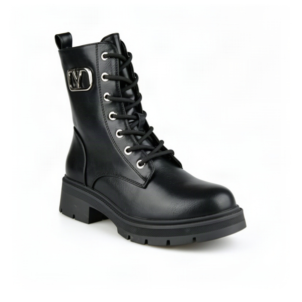 lady's boots synthetic leather black 0162420