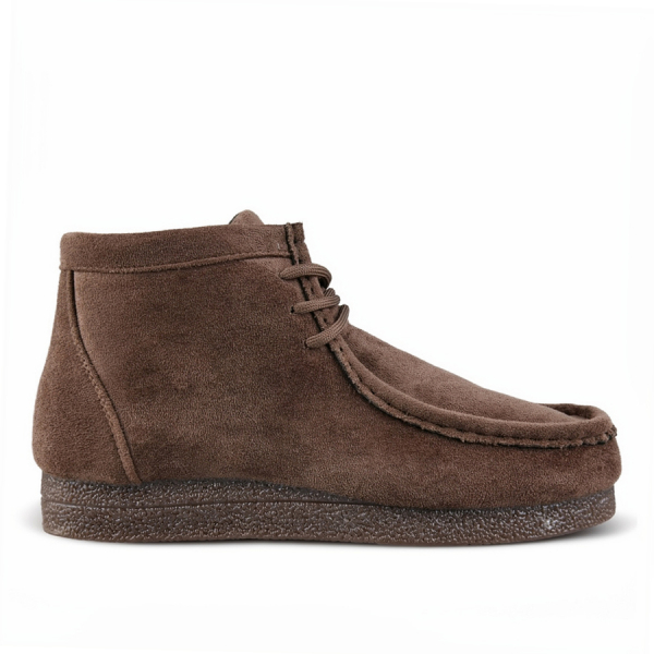 lady's boots textiles brown