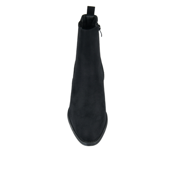 botine damă textil negru 0163224