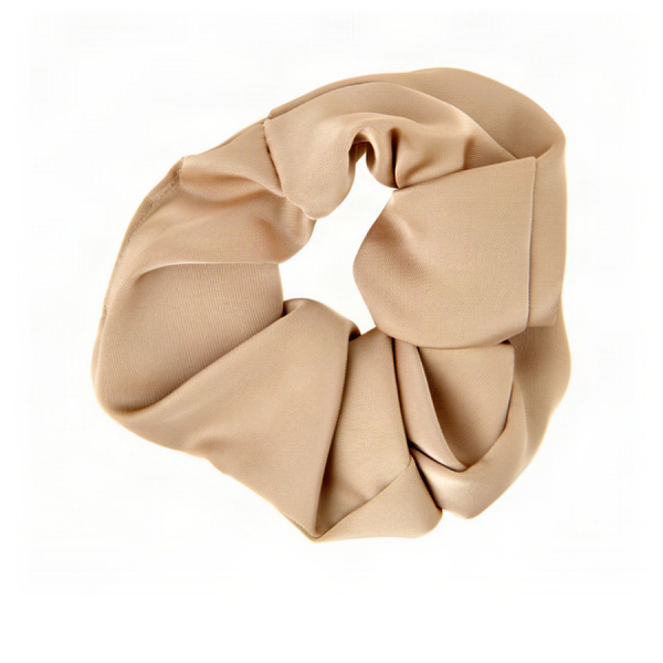 elastic de păr damă textil maro deschis