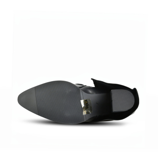 cizme damă piele ecologică negru 0162845