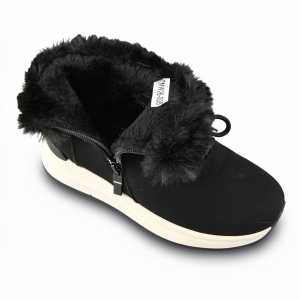 lady's boots eco leather/textile black 0162306