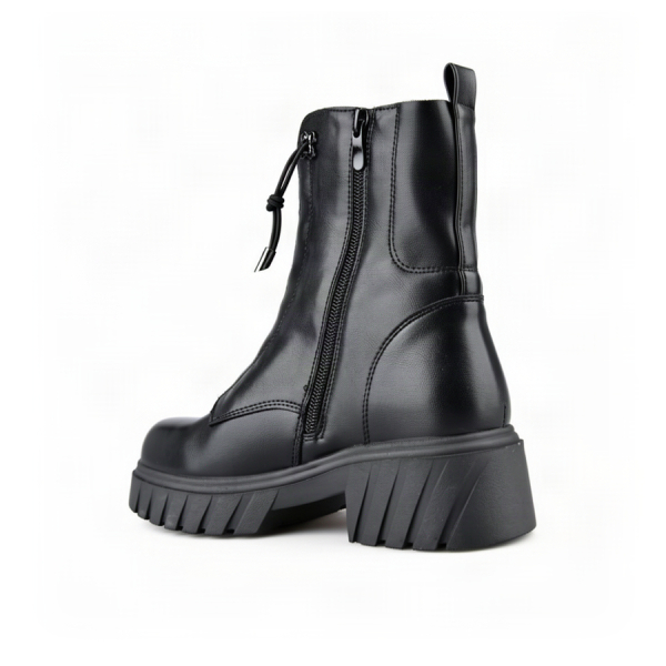 botine damă piele ecologică negru 0162527