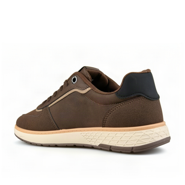 adidași bărbați piele ecologică maro 0162625