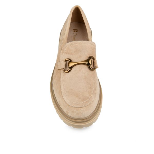 lady's shoes textiles beige 0160493