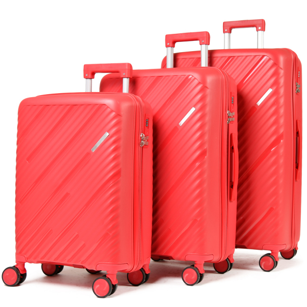 small suitcase polypropylene red 0161454