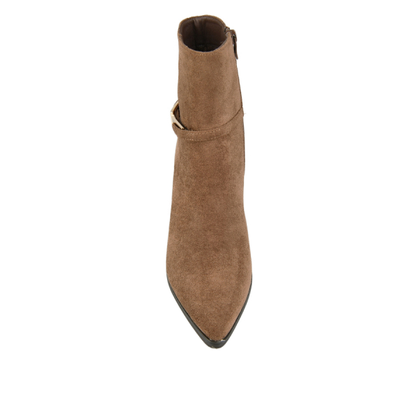 lady's boots textiles brown 0162522