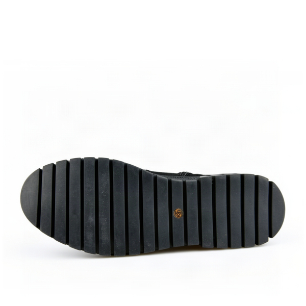 botine damă piele naturală negru 0163060