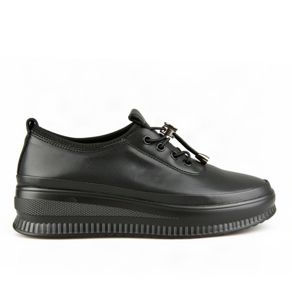 pantofi damă piele naturală negru