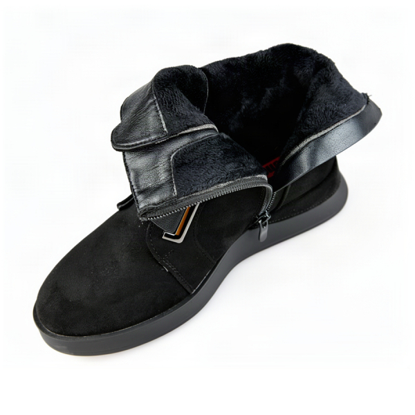 lady's boots textiles black 0162464