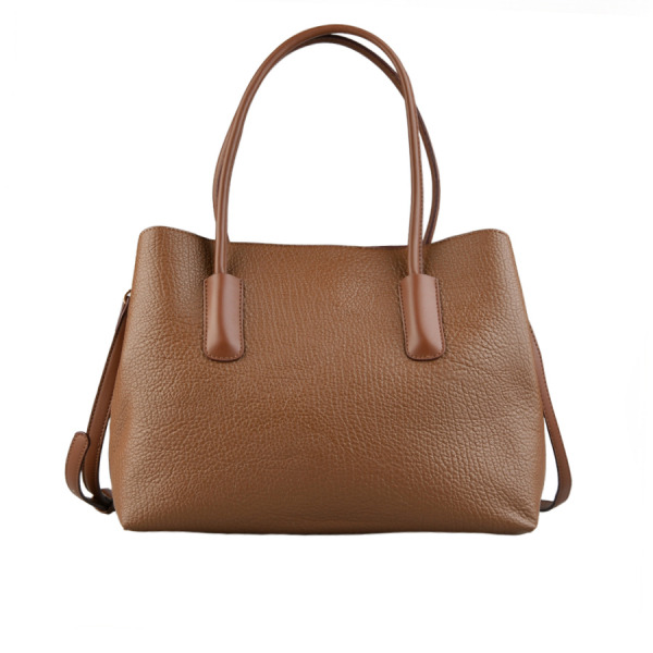 lady's bag synthetic leather brown 0163280