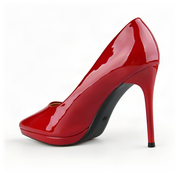 pantofi damă piele ecologică roșu 0163019