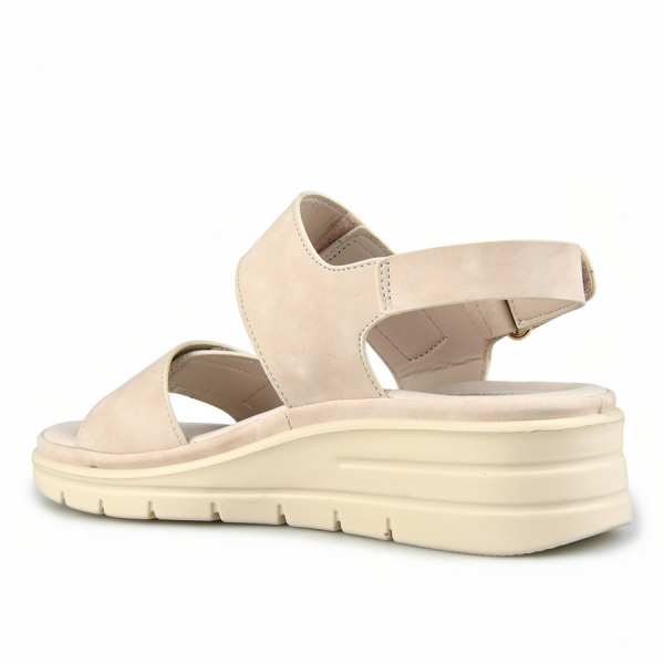 lady's sandals synthetic leather white 0161170