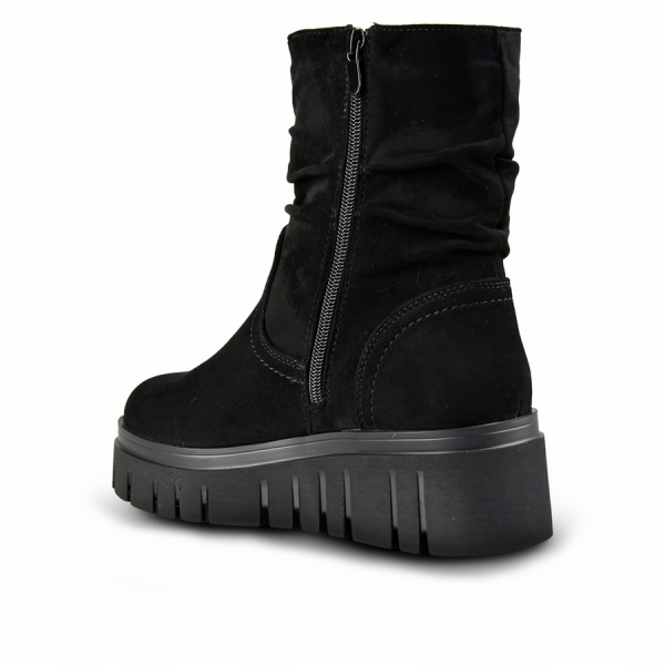 lady's boots textiles black 0162461