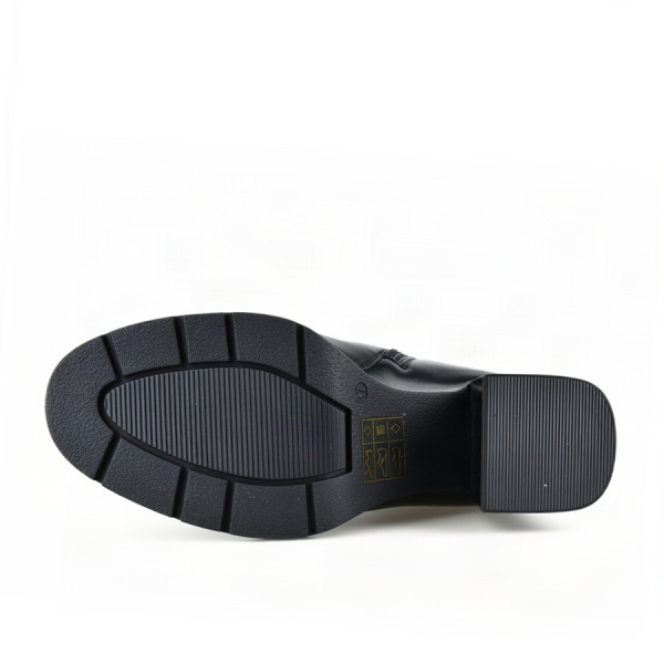 botine damă piele ecologică negru 0162487