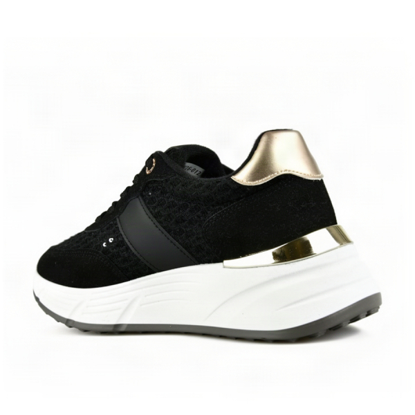 adidași damă piele ecologică/textil negru 0163586