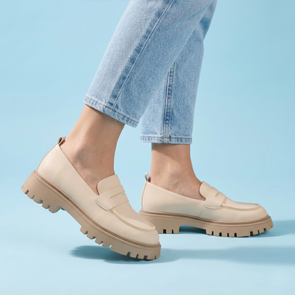 lady's shoes eko leather light pink 0160757