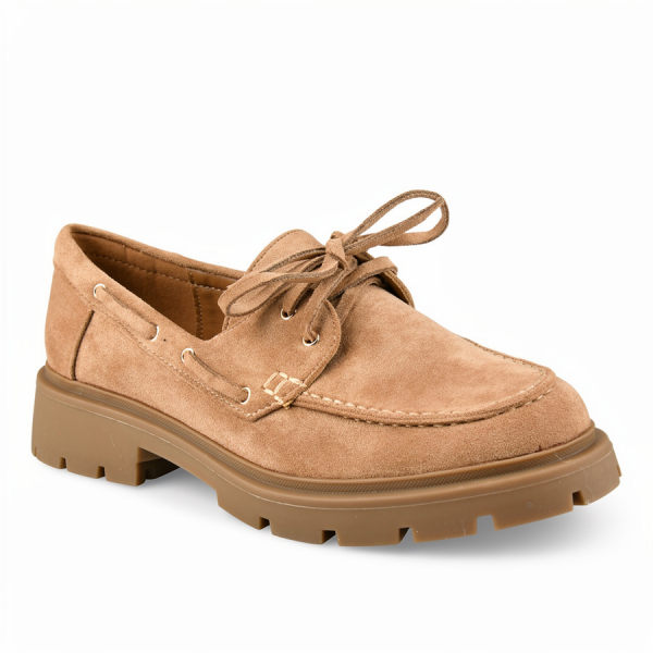 lady's shoes textiles light brown