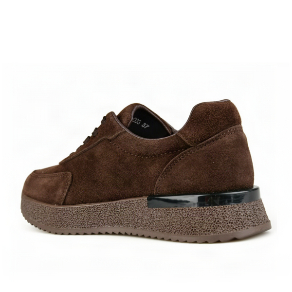 adidași damă piele naturală maro 0163179