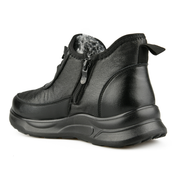 botine damă piele ecologică negru 0163252