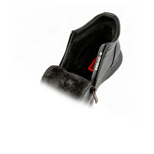 botine bărbați piele naturală negru 0162772
