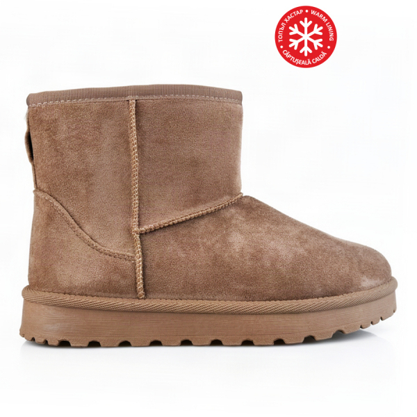 lady's boots textiles light brown