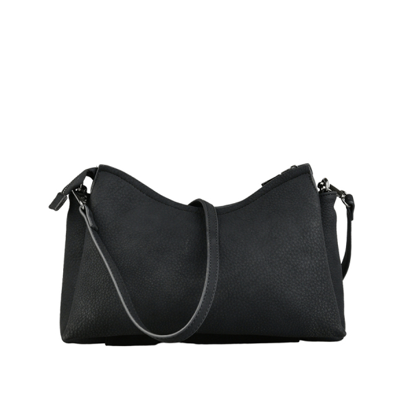 geantă damă  piele naturală/piele ecologică negru 0163104