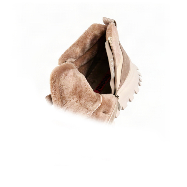 botine damă piele naturală bej 0162865